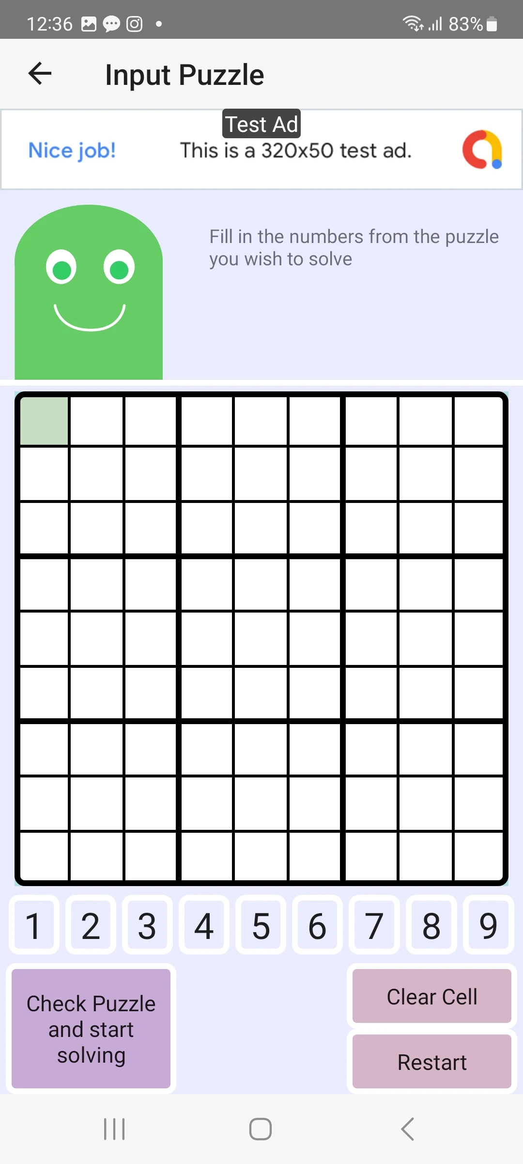 Sudoku Teacher screenshot