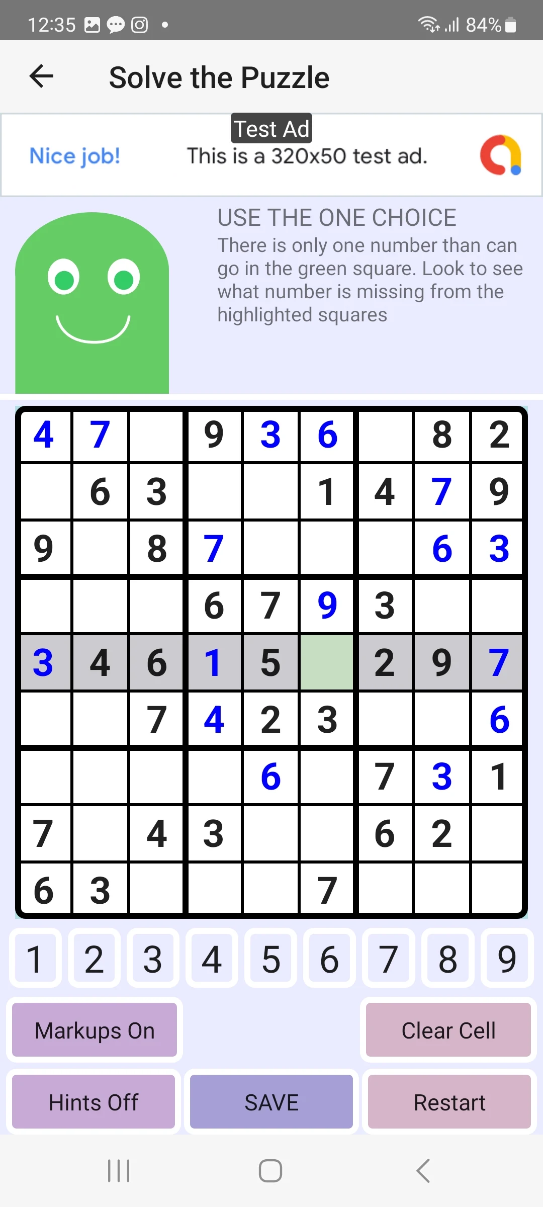 Sudoku Teacher screenshot